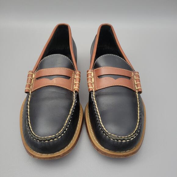 Johnston & Murphy Lincoln Penny Loafer Mens Size 8.5 M Black Brown main image 7